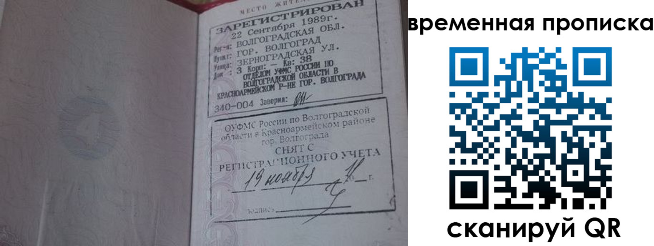 прописка законно в Купино